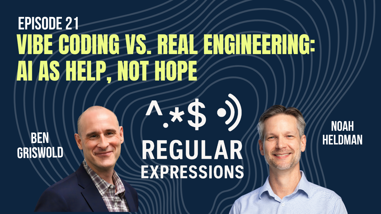 Episode artwork: Vibe Coding vs. Real Engineering: AI As Help, Not Hope