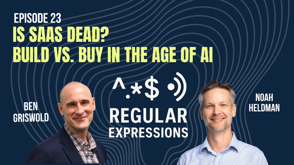 Episode artwork: Is SaaS Dead? Build vs. Buy in the Age of AI