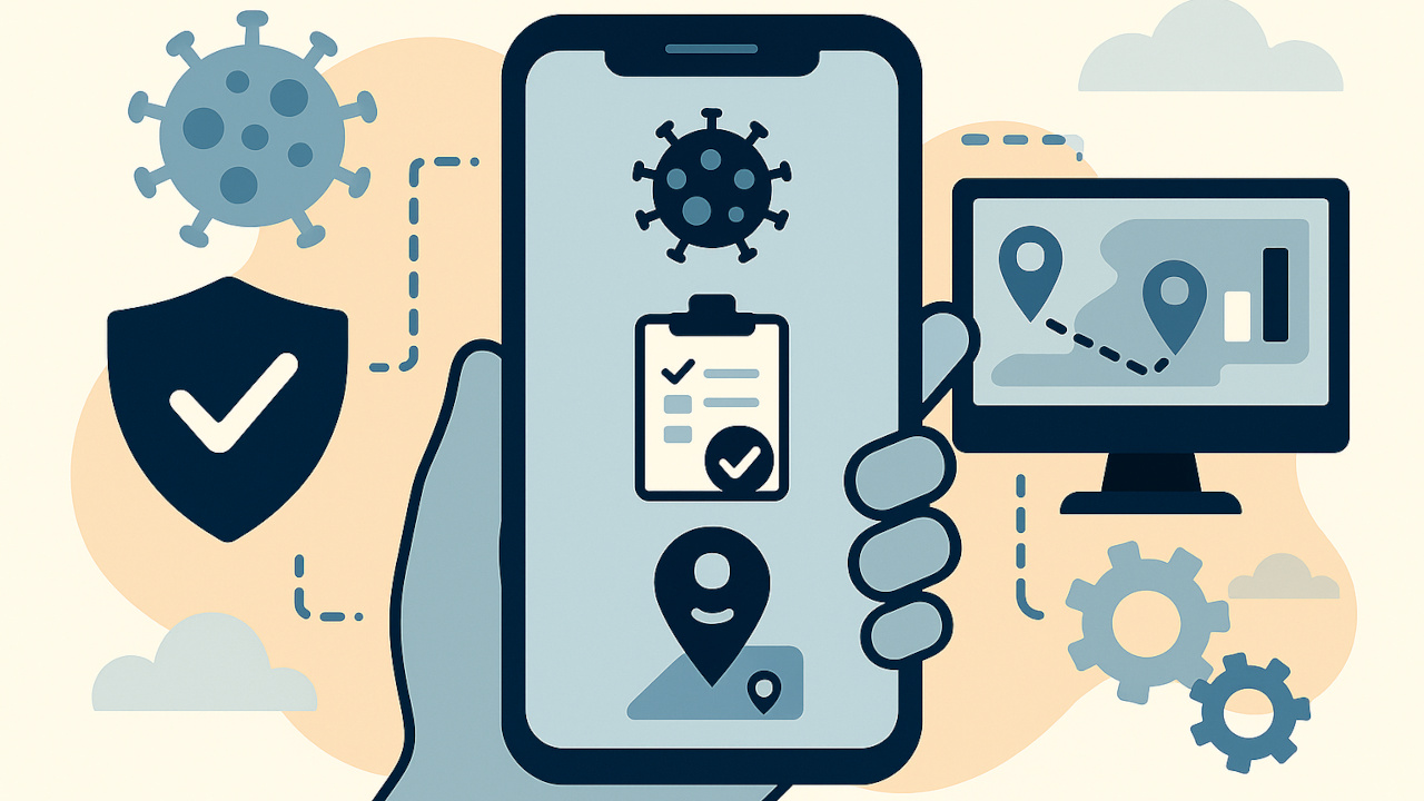 Protecting Field Workers with COVID Contact Tracing